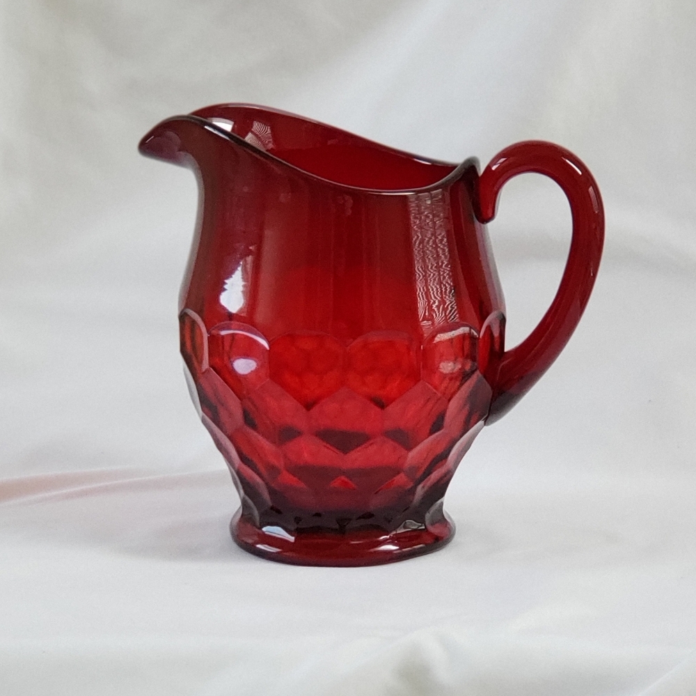 VINTAGE! Ruby Red Pitcher by Duncan Miller - Picture 10 of 10